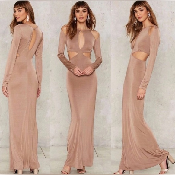Nasty Gal Dresses & Skirts - Nasty Gal Maxi Cutout Dress